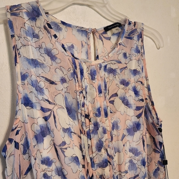 Tommy Hilfiger Floral-Print Fit Flare Sleeveless Dress Ballerina Size 2 NWT - Picture 5 of 13